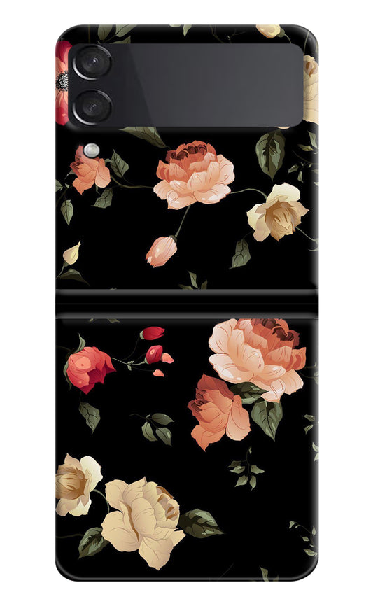 Flowers Samsung Galaxy Z Flip3 Back Cover