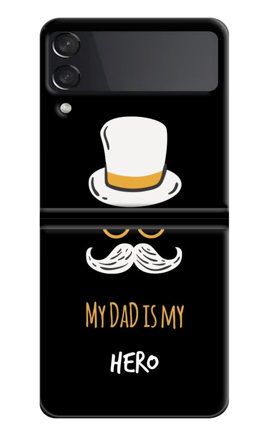 My Dad Is My Hero Samsung Galaxy Z Flip3 Back Cover