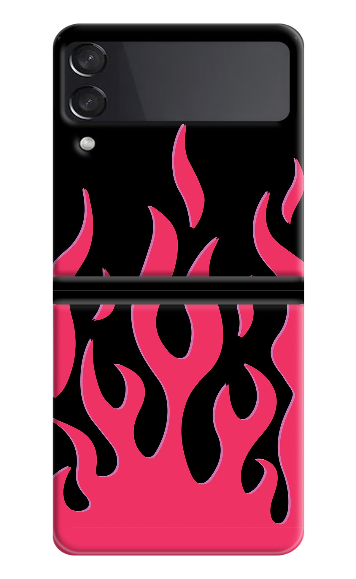 Fire Flames Samsung Galaxy Z Flip3 Back Cover