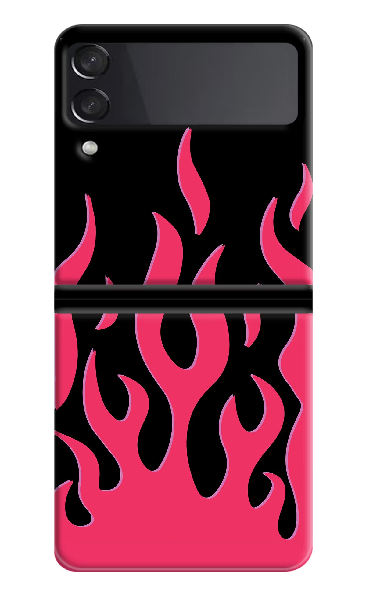 Fire Flames Samsung Galaxy Z Flip3 Hard Case Back Cover by Casekaro