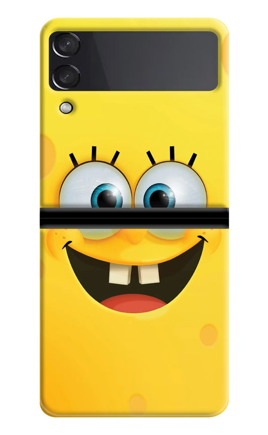 Sponge 1 Samsung Galaxy Z Flip3 Hard Case Back Cover by Casekaro