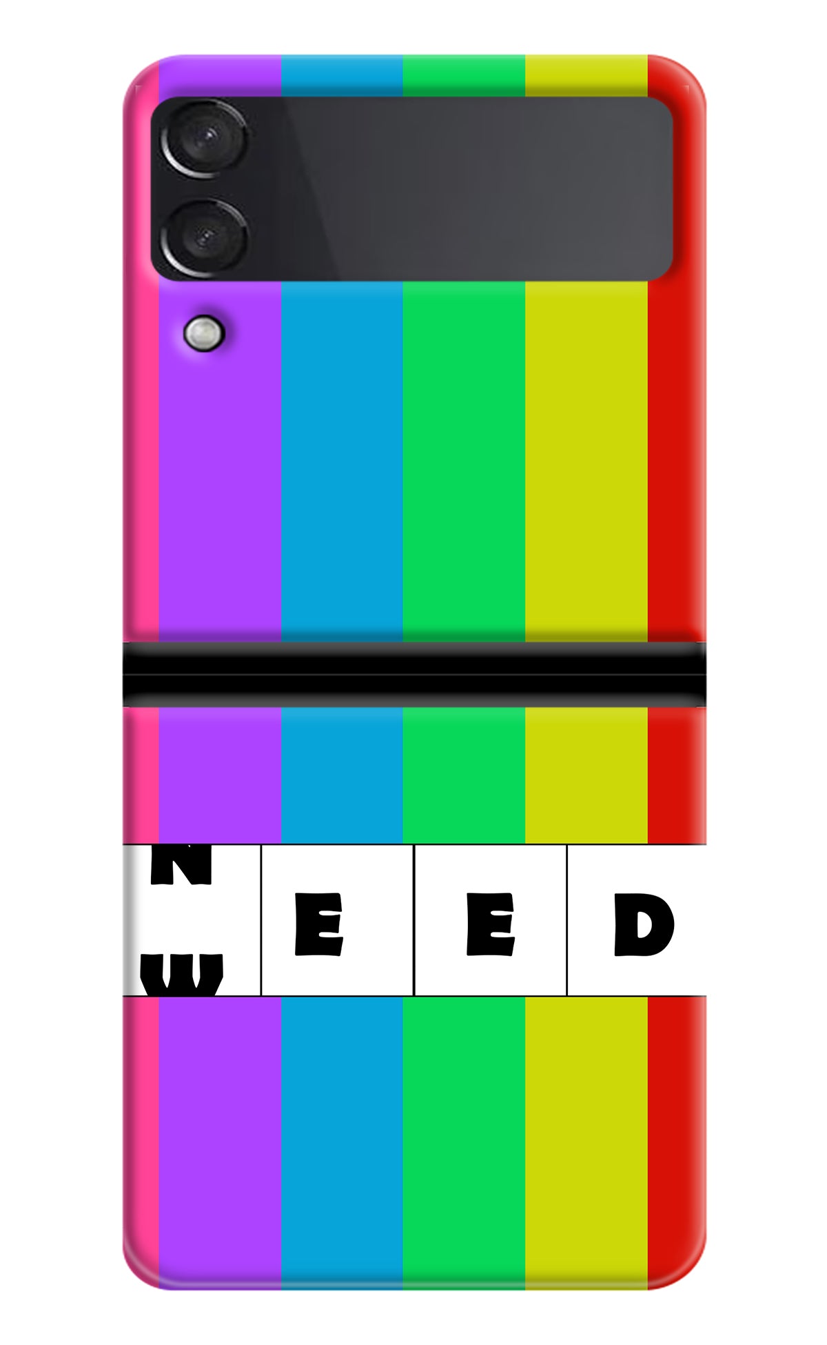 Need Weed Samsung Galaxy Z Flip3 Back Cover