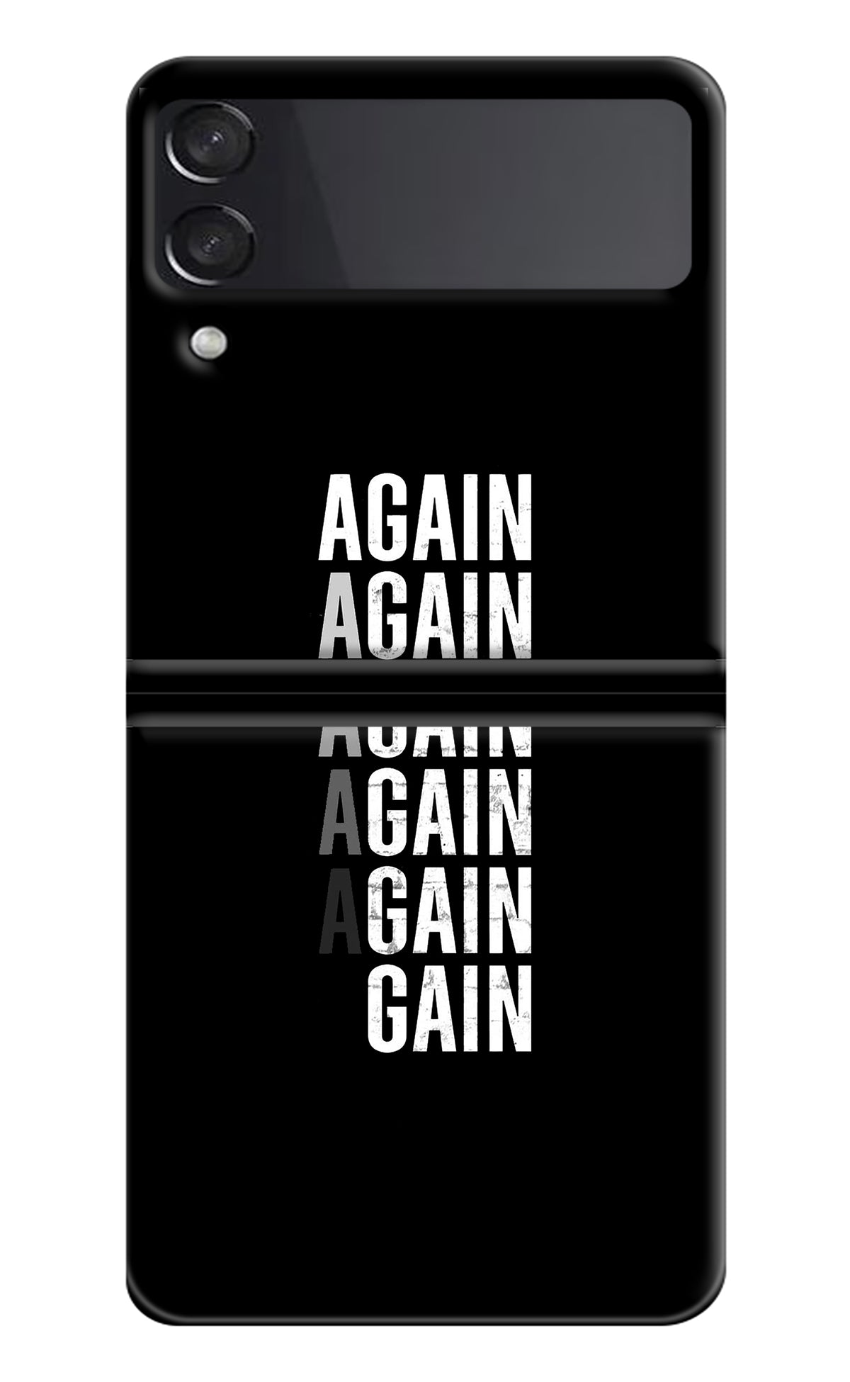 Again Again Gain Samsung Galaxy Z Flip3 Back Cover