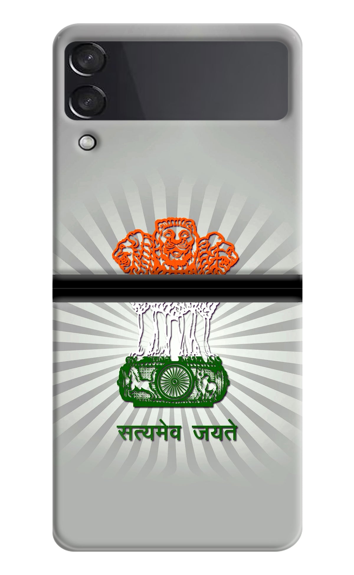 Satyamev Jayate Art Samsung Galaxy Z Flip3 Back Cover