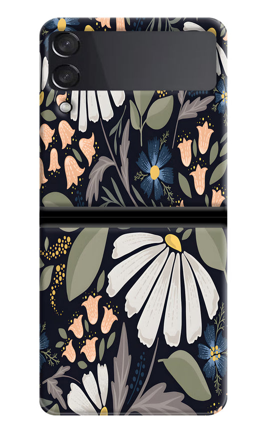 Flowers Art Samsung Galaxy Z Flip3 Hard Case Back Cover by Casekaro