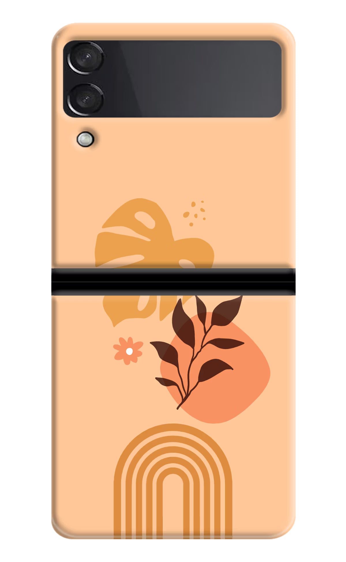 Bohemian Art Samsung Galaxy Z Flip3 Hard Case Back Cover by Casekaro