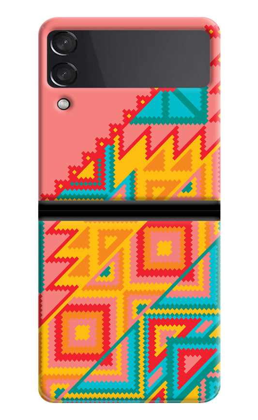 Aztec Tribal Samsung Galaxy Z Flip3 Back Cover