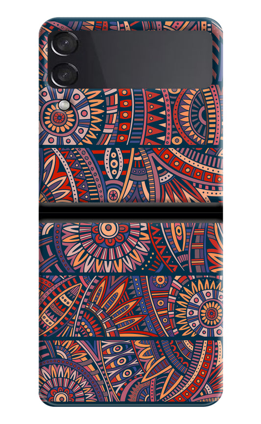 African Culture Design Samsung Galaxy Z Flip3 Hard Case Back Cover by Casekaro