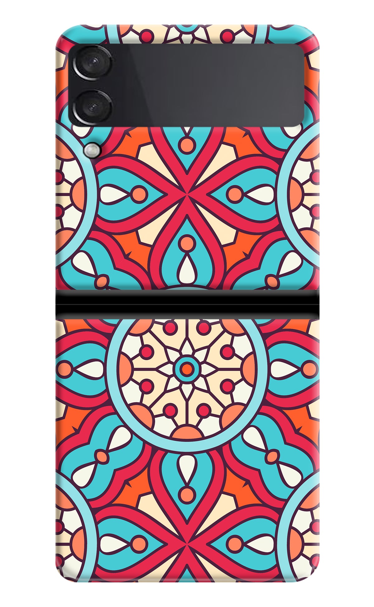 Mandala Geometric Samsung Galaxy Z Flip3 Back Cover