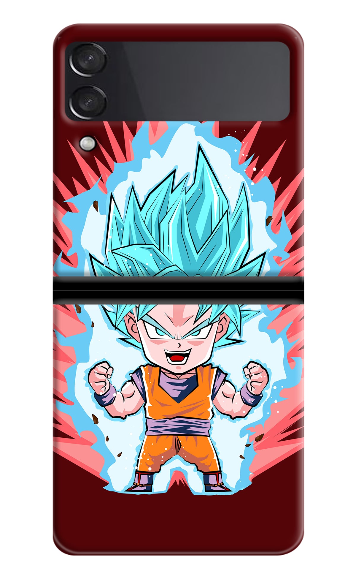 Goku Little Samsung Galaxy Z Flip3 Back Cover