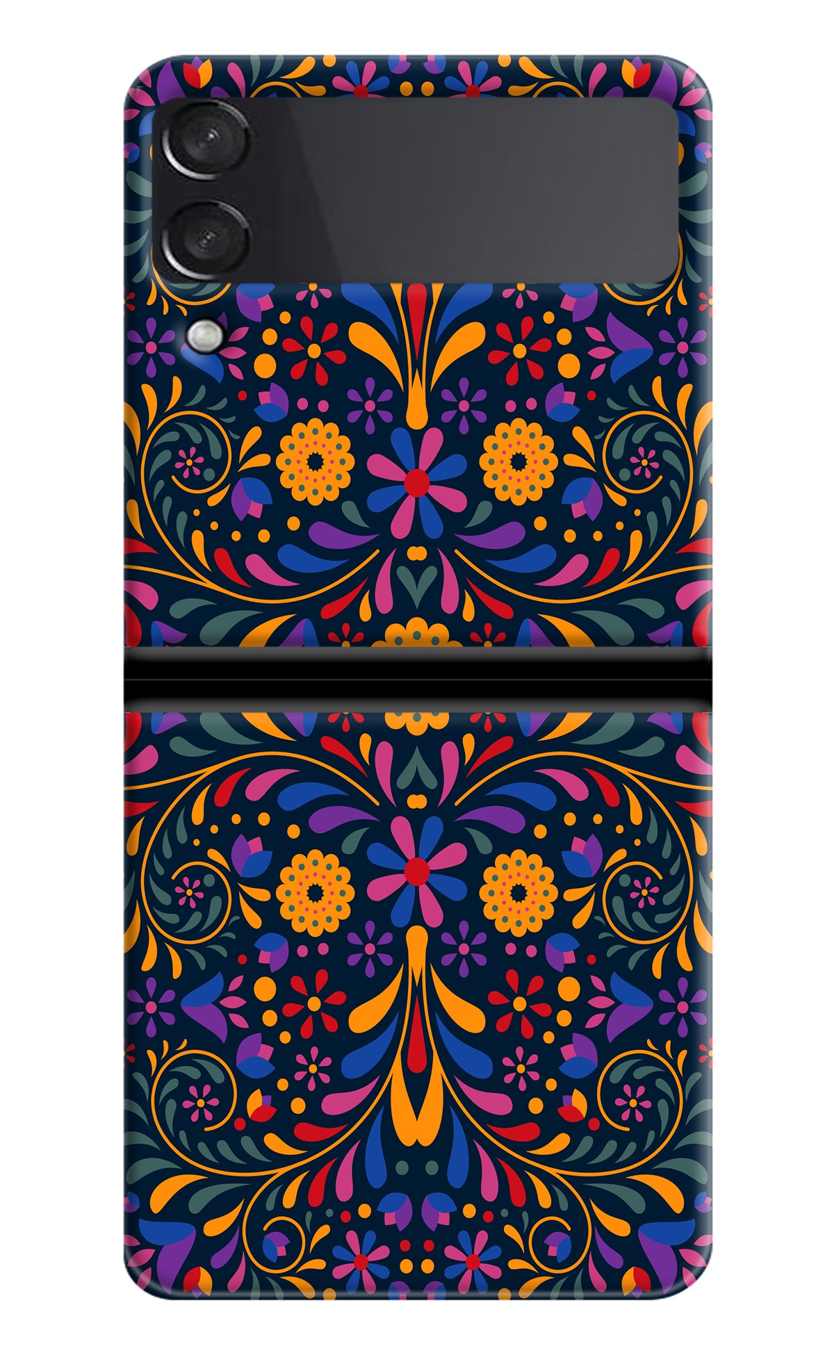 Mexican Art Samsung Galaxy Z Flip3 Back Cover