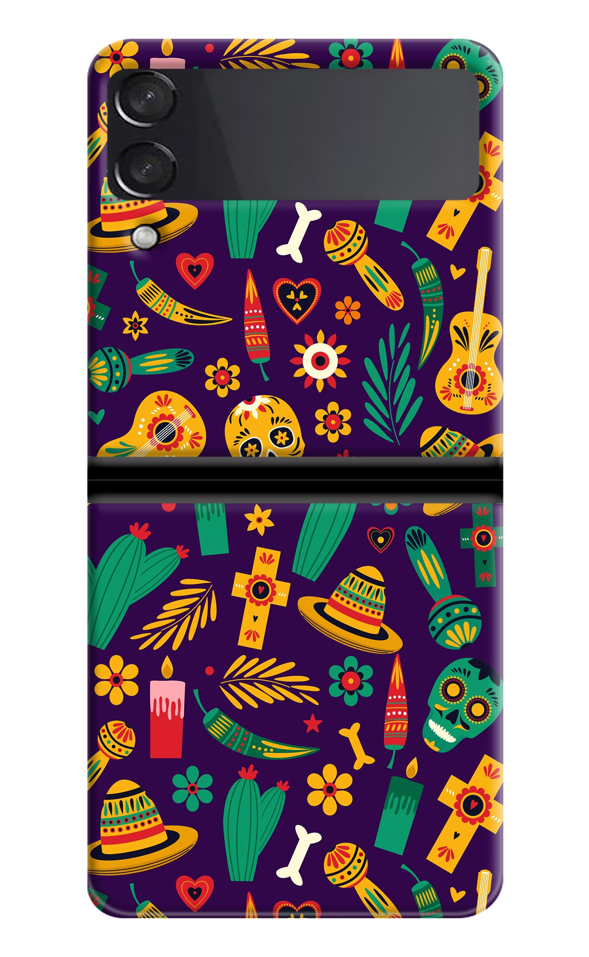 Mexican Artwork Samsung Galaxy Z Flip3 Back Cover