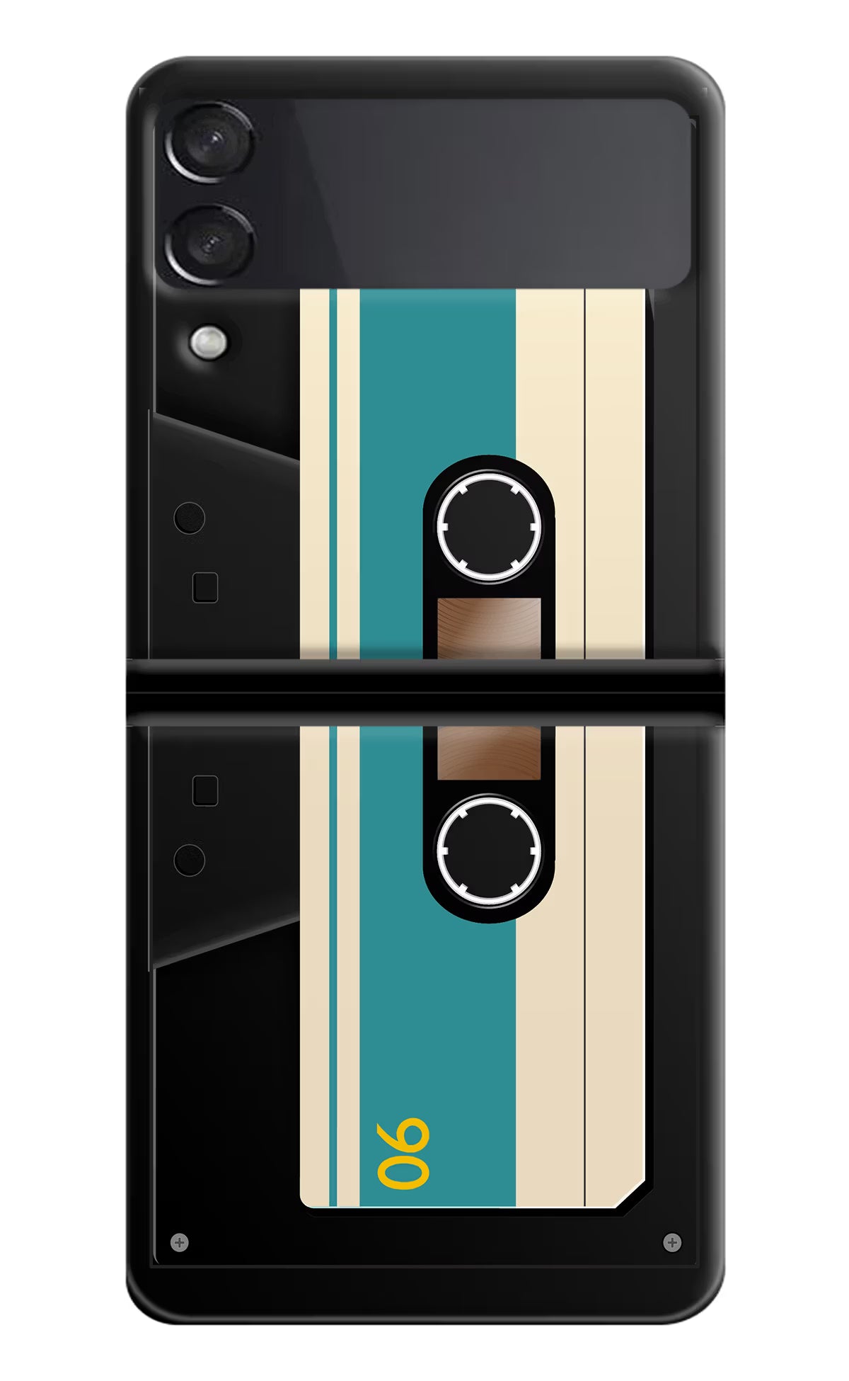 Cassette Samsung Galaxy Z Flip3 Hard Case Back Cover by Casekaro