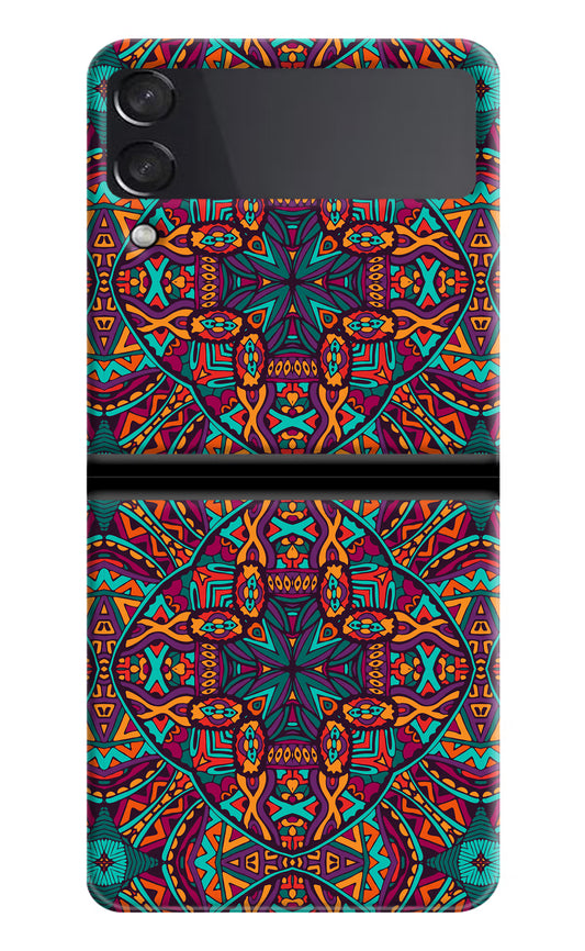Colour Mandala Samsung Galaxy Z Flip3 Hard Case Back Cover by Casekaro