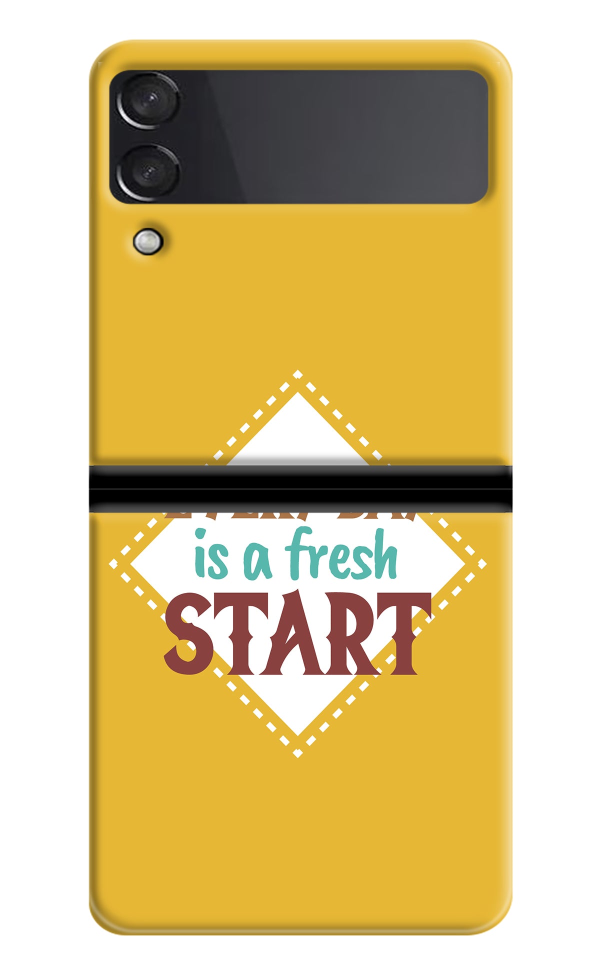 Every day is a Fresh Start Samsung Galaxy Z Flip3 Back Cover