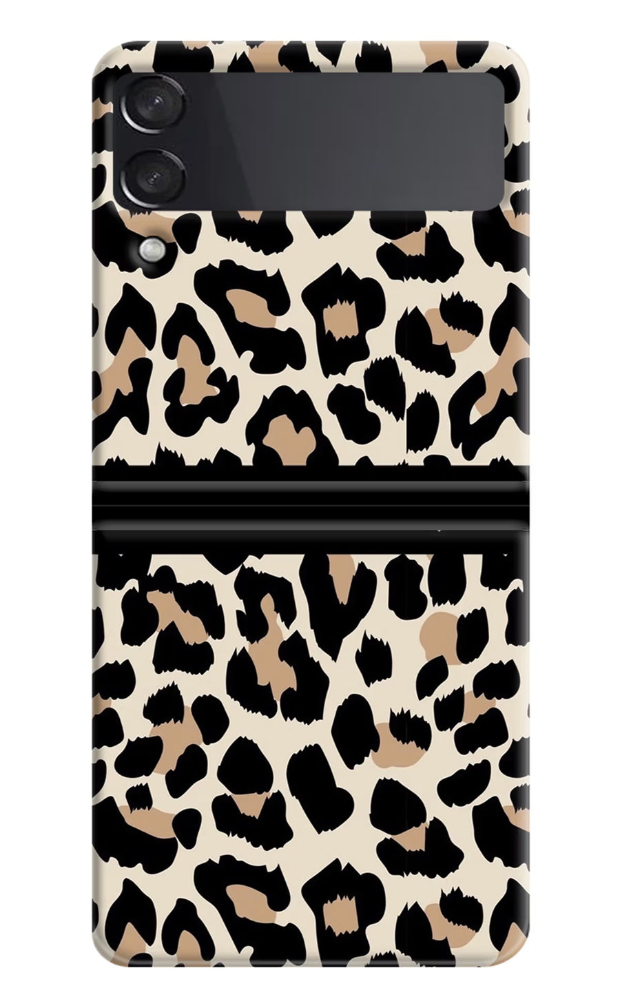 Leopard Print Self Love Samsung Galaxy Z Flip3 Back Cover, Hard case