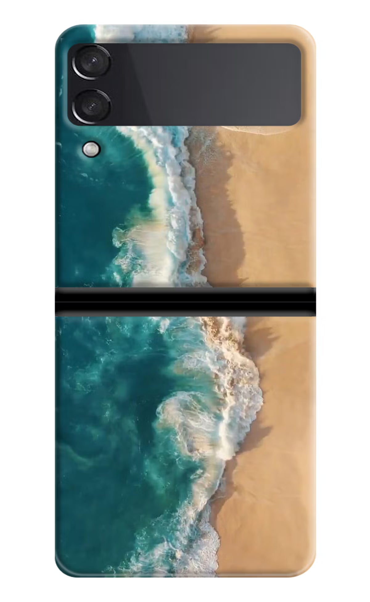 Ocean Beach Samsung Galaxy Z Flip3 Hard Case Back Cover by Casekaro