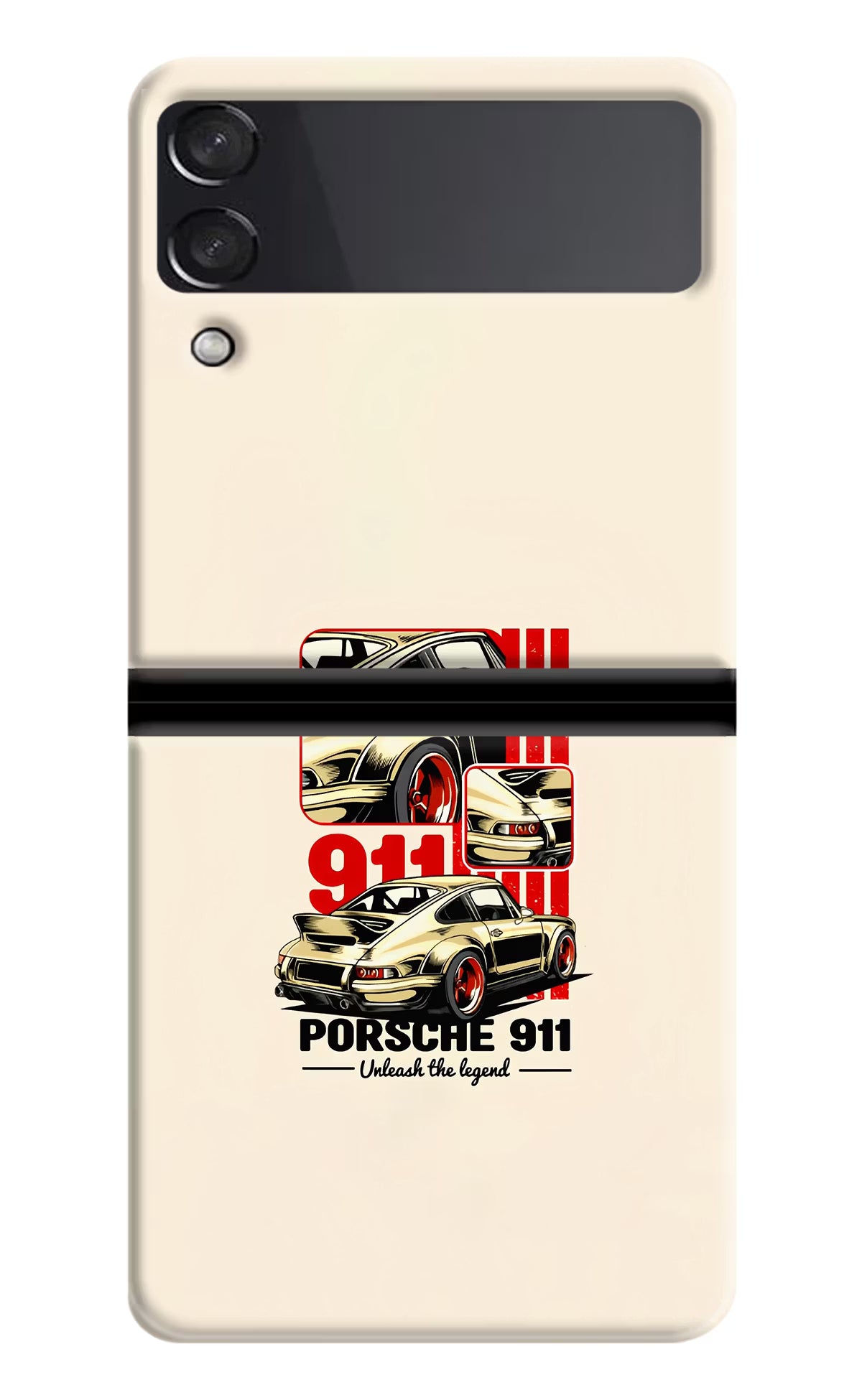 Classic Porsche 911 Samsung Galaxy Z Flip3 Hard Case Back Cover by Casekaro