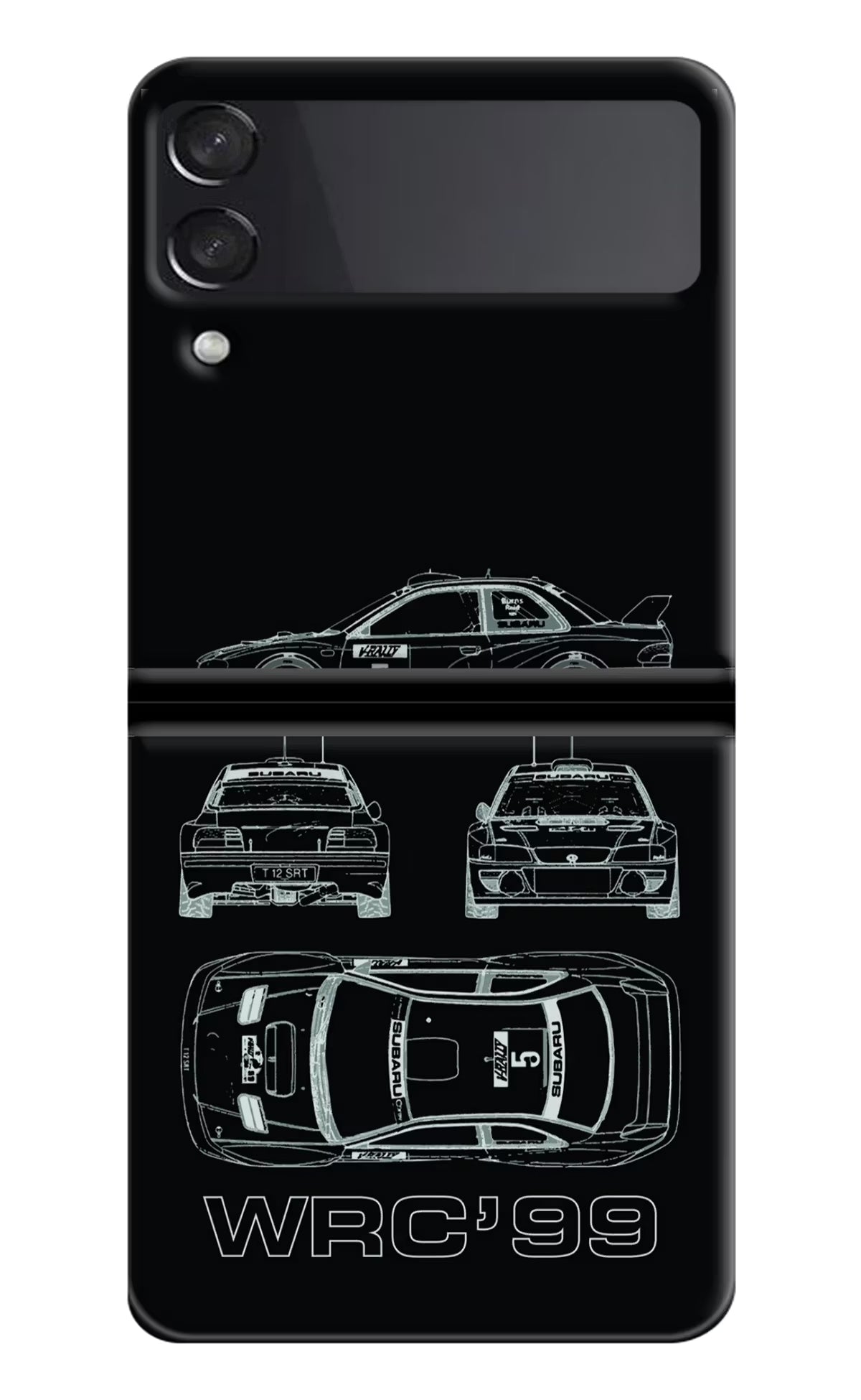 WRC'99 Samsung Galaxy Z Flip3 Hard Case Back Cover by Casekaro