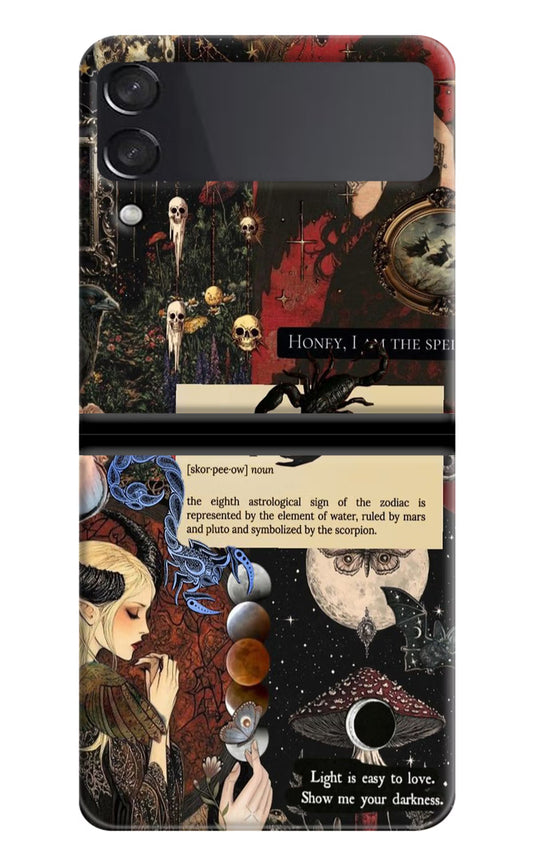 Scorpio Zodiac Samsung Galaxy Z Flip3 Hard Case Back Cover by Casekaro