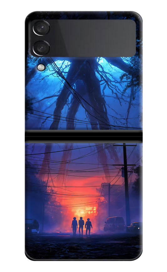 Ordinary Things Shadow Samsung Galaxy Z Flip3 Hard Case Back Cover by Casekaro