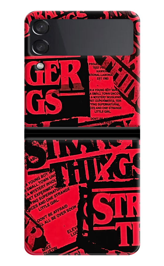 Ordinary Things Samsung Galaxy Z Flip3 Hard Case Back Cover by Casekaro