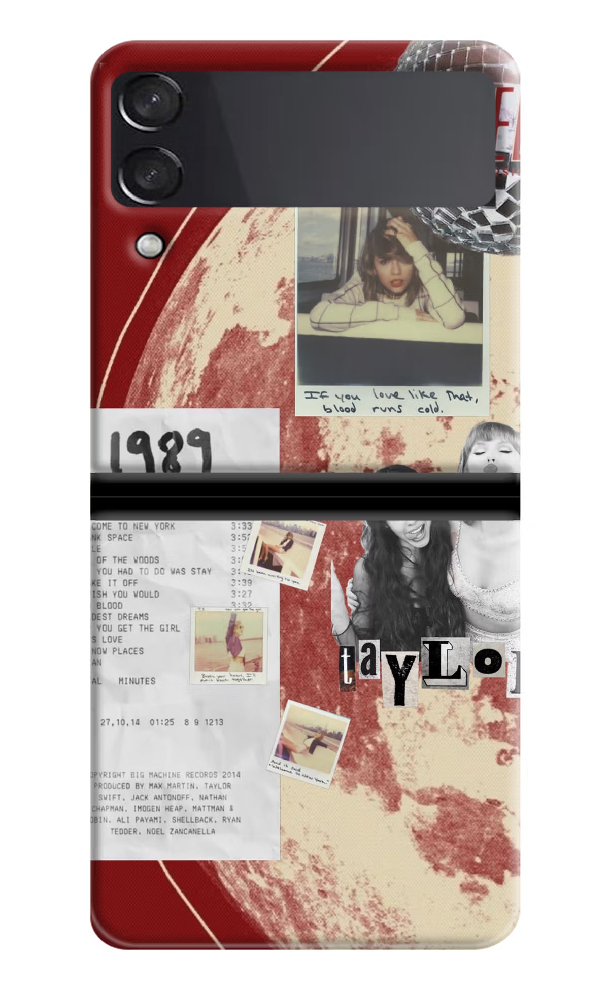Taylor Swift Samsung Galaxy Z Flip3 Back Cover