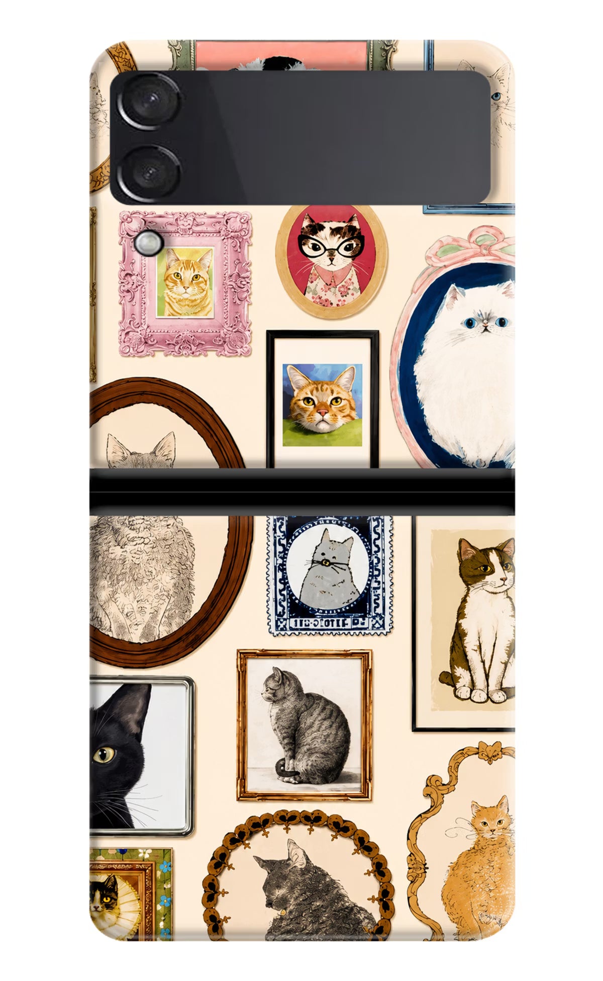 Mirror Cats Samsung Galaxy Z Flip3 Back Cover