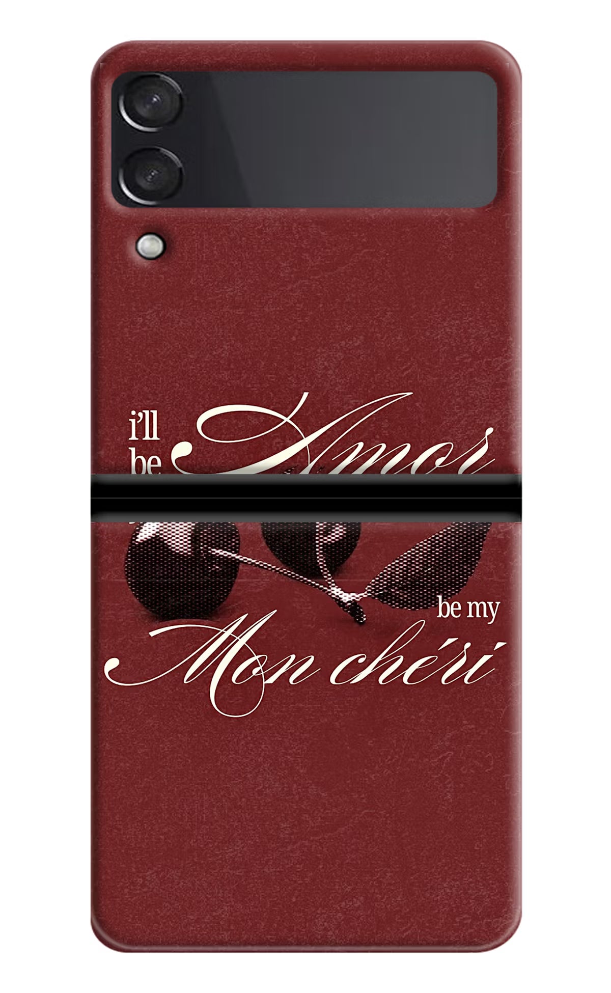 Velvet Cherry Samsung Galaxy Z Flip3 Back Cover