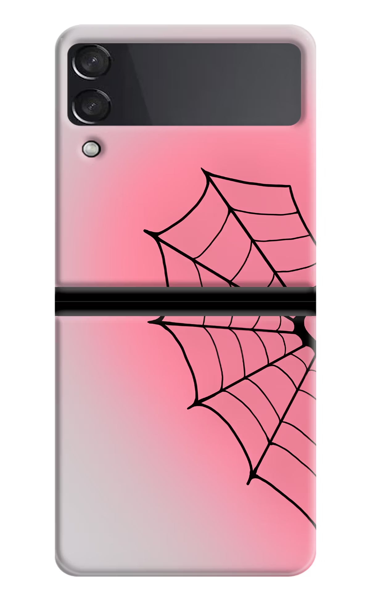 Pink Web Samsung Galaxy Z Flip3 Back Cover