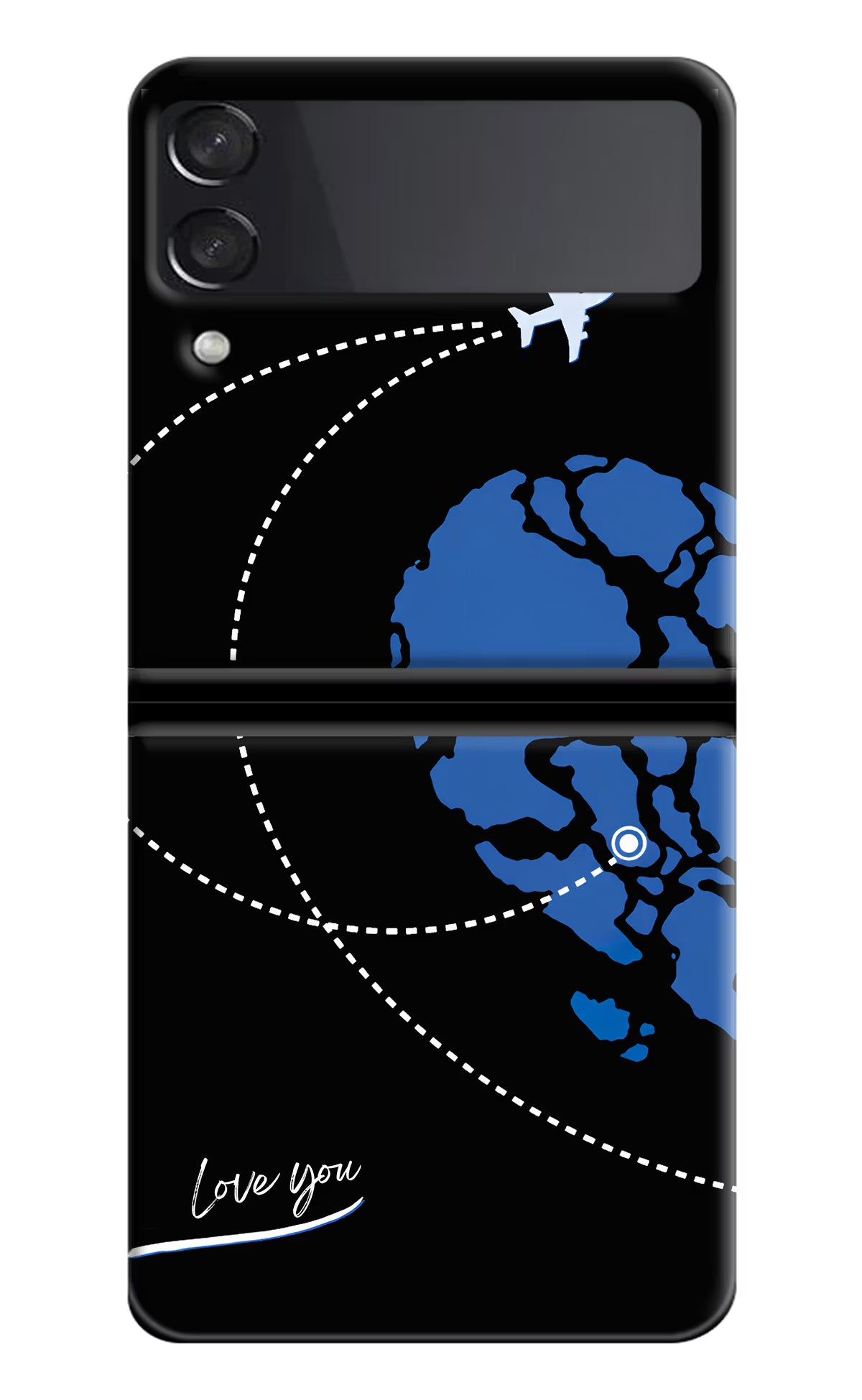Love Orbit Samsung Galaxy Z Flip3 Back Cover