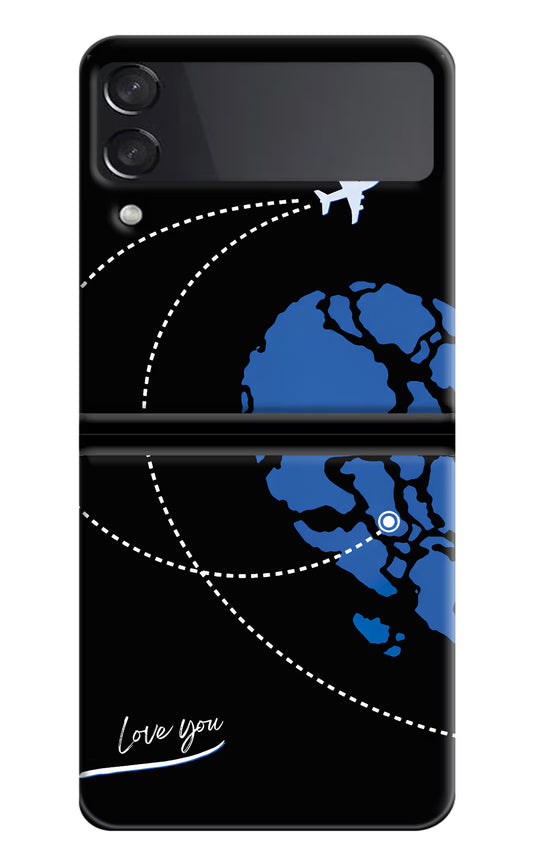 Love Orbit Samsung Galaxy Z Flip3 Hard Case Back Cover by Casekaro