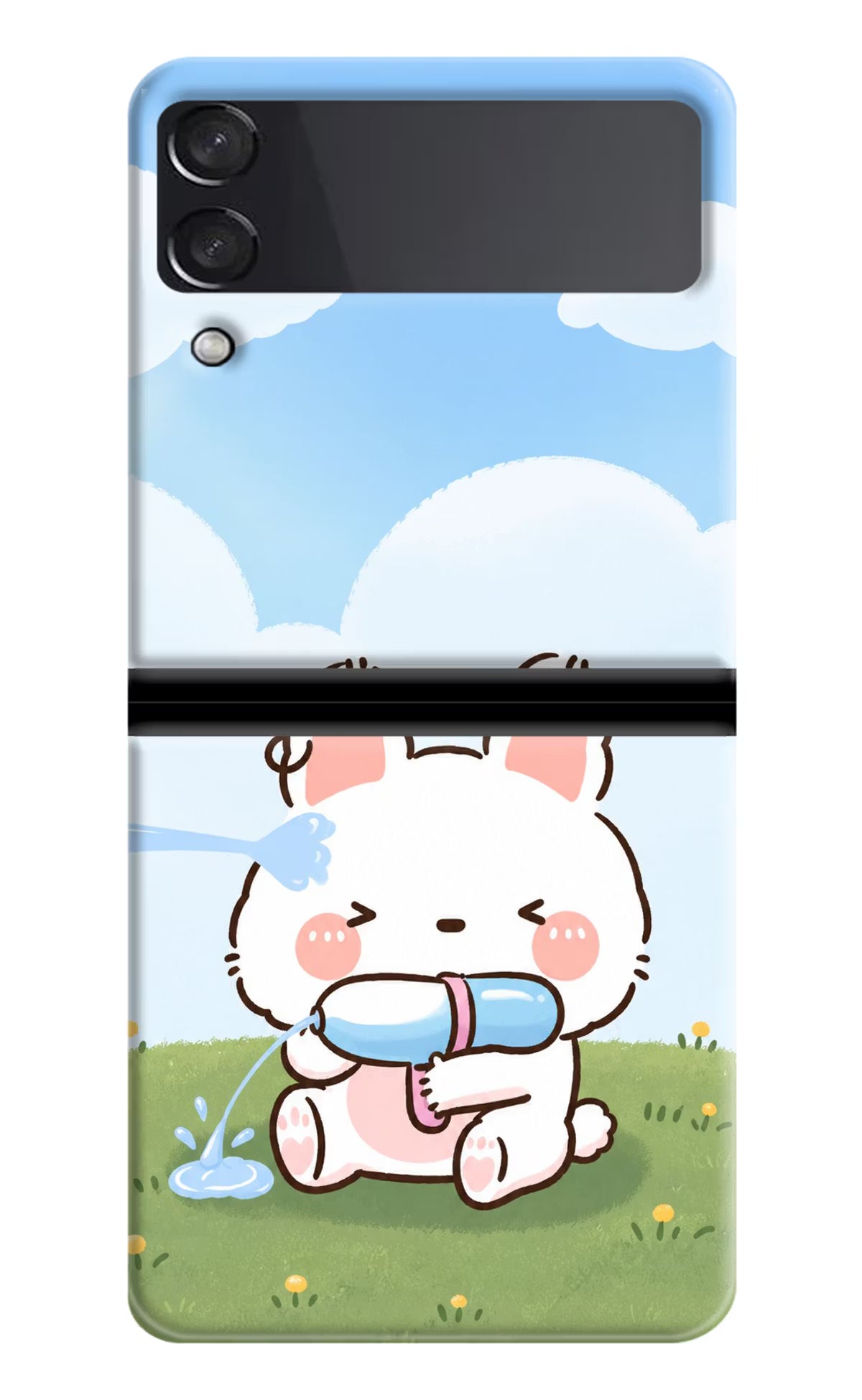 Bunny Treat Samsung Galaxy Z Flip3 Back Cover