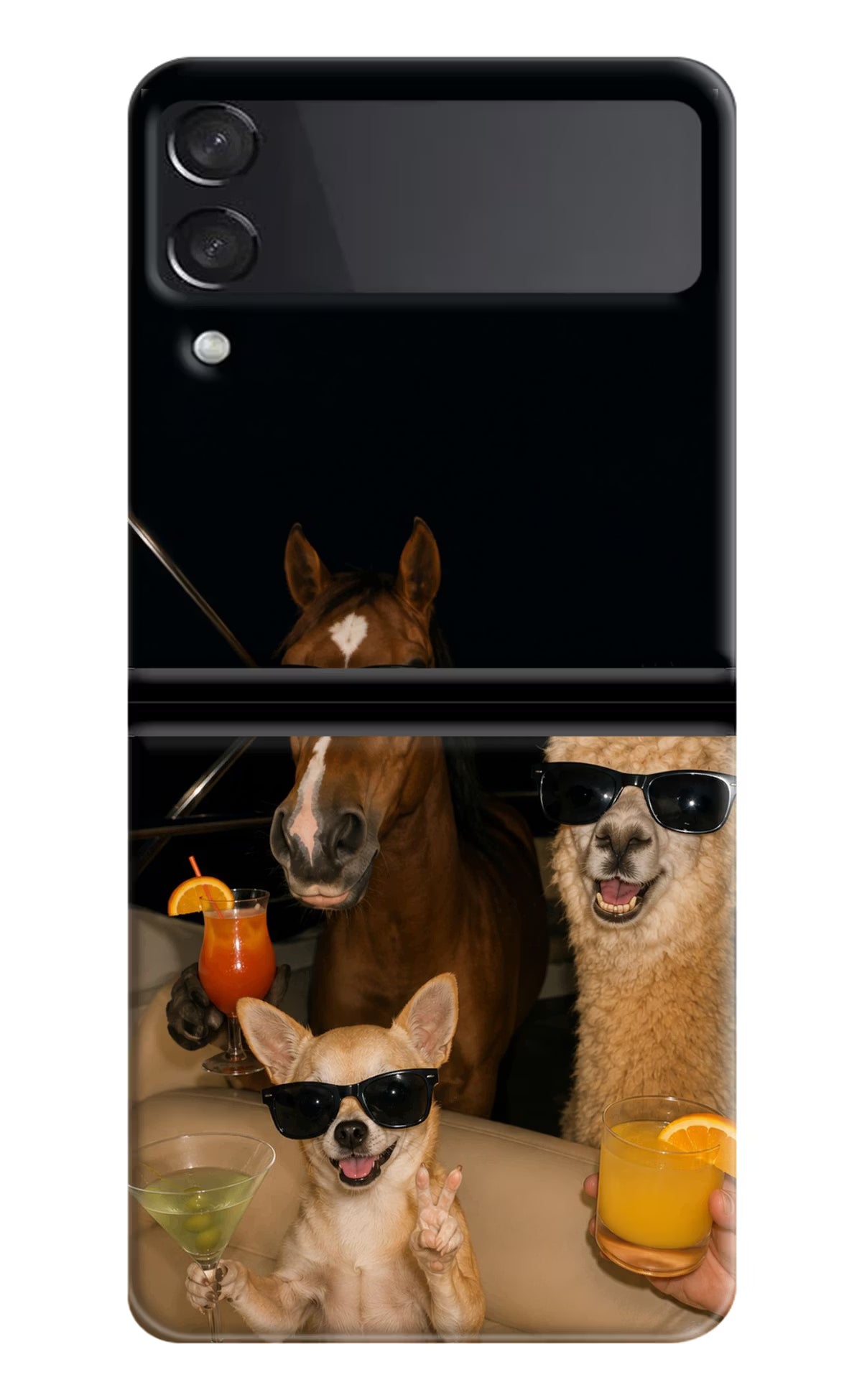 Party Squad Samsung Galaxy Z Flip3 Back Cover