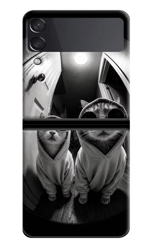 Hood Cats Samsung Galaxy Z Flip3 Hard Case Back Cover by Casekaro