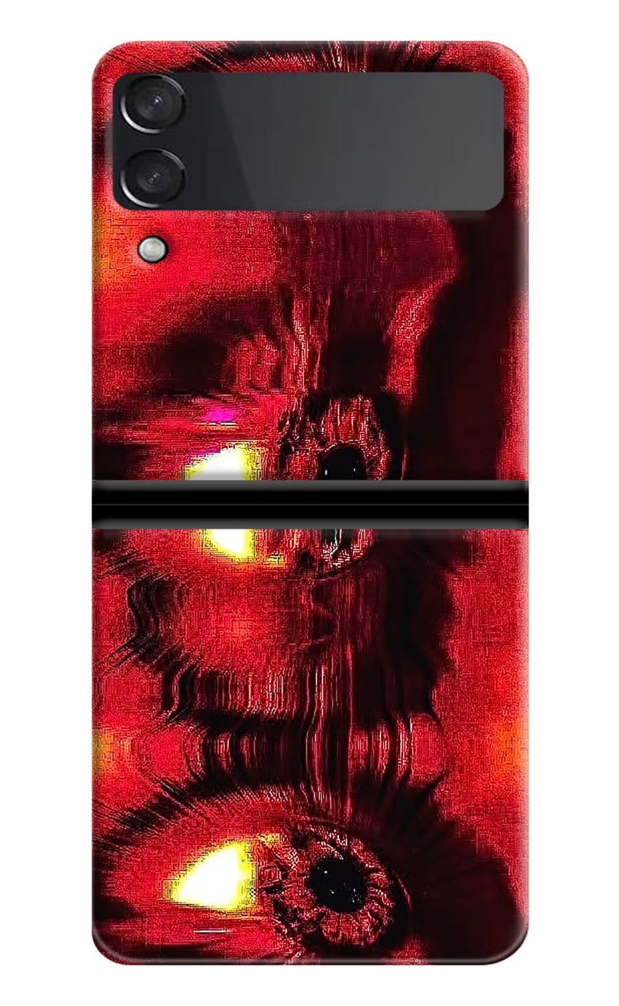 Fire Eye Samsung Galaxy Z Flip3 Back Cover, Hard case