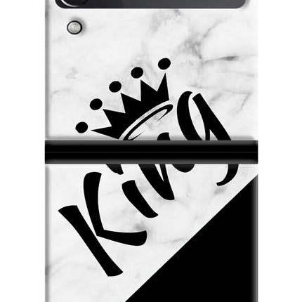 King Samsung Galaxy Z Flip4 Hard Case Back Cover by Casekaro