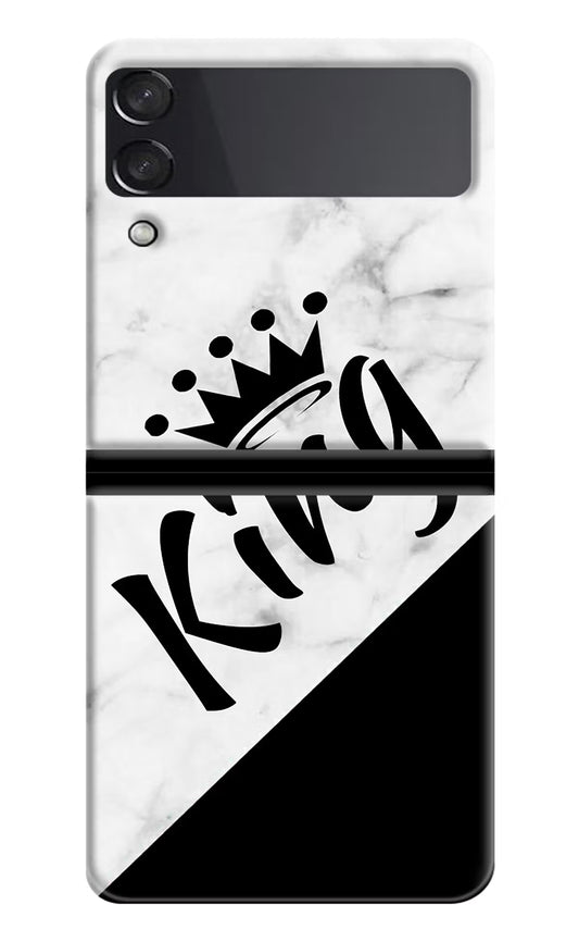 King Samsung Galaxy Z Flip4 Hard Case Back Cover by Casekaro