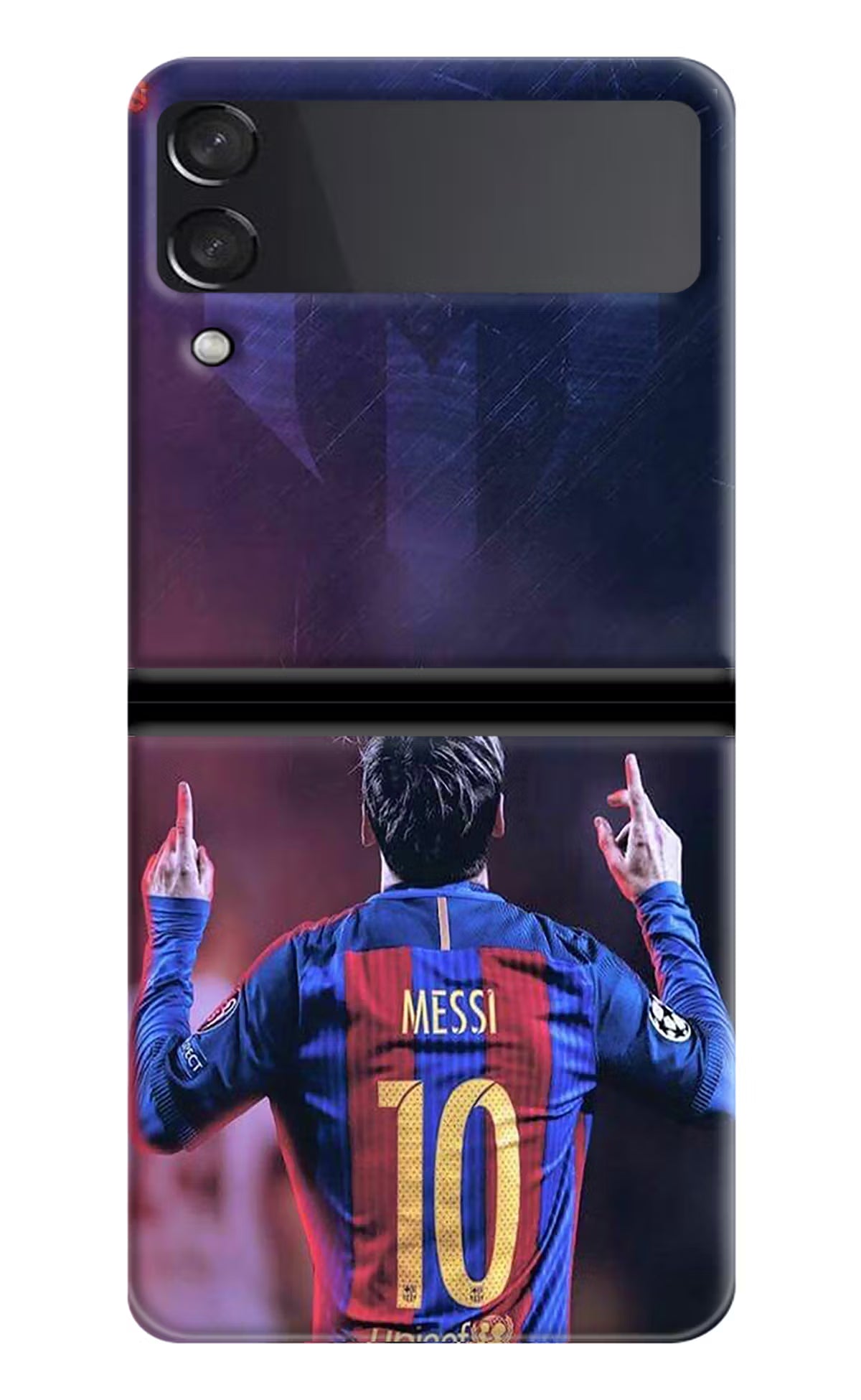 Messi Samsung Galaxy Z Flip4 Hard Case Back Cover by Casekaro