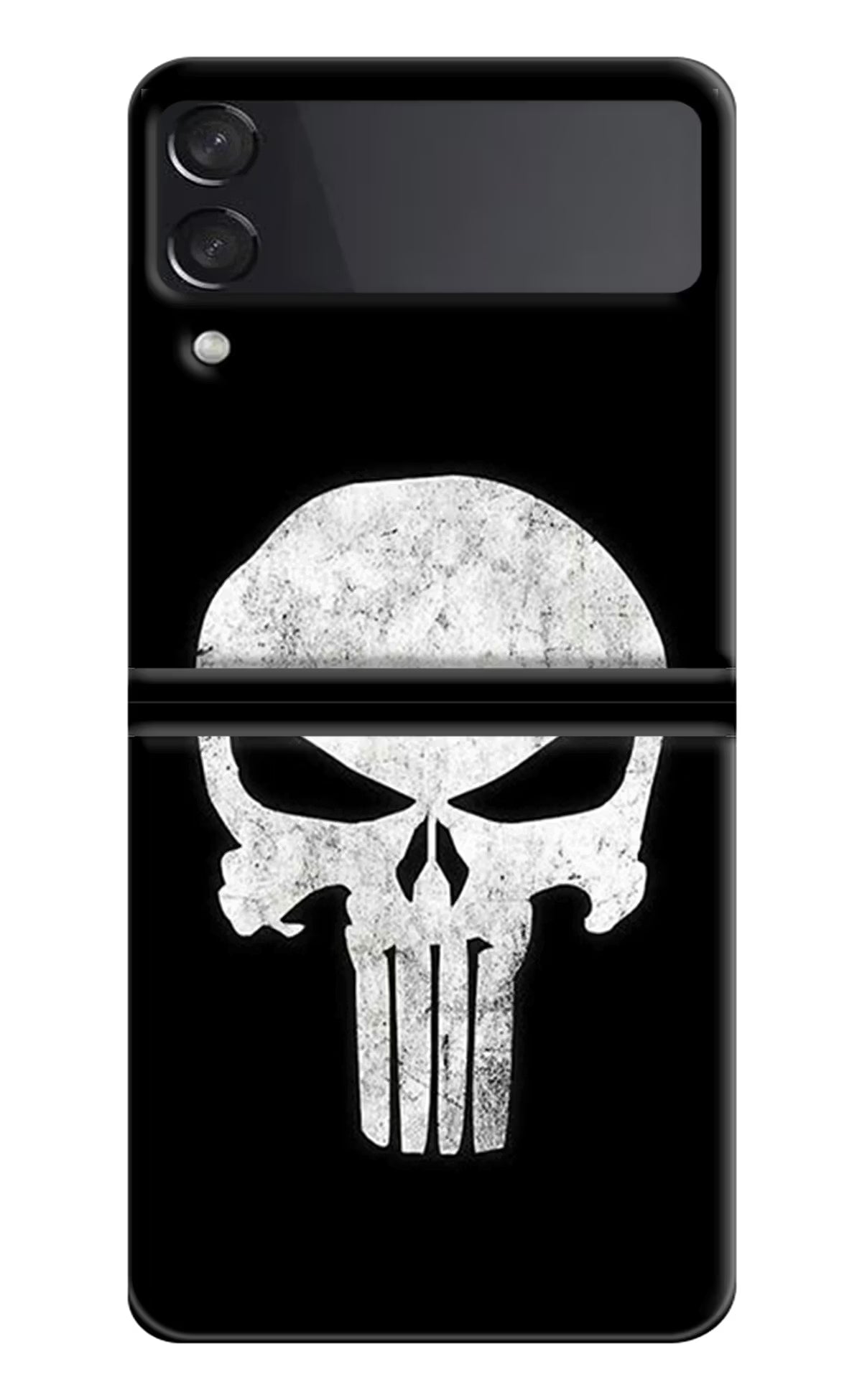 Punisher Skull Samsung Galaxy Z Flip4 Hard Case Back Cover by Casekaro