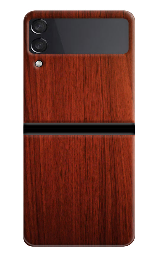 Wooden Plain Pattern Samsung Galaxy Z Flip4 Back Cover