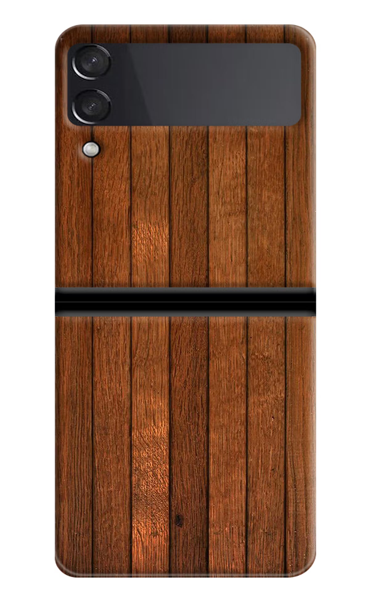 Wooden Artwork Bands Samsung Galaxy Z Flip4 Hard Case Back Cover by Casekaro