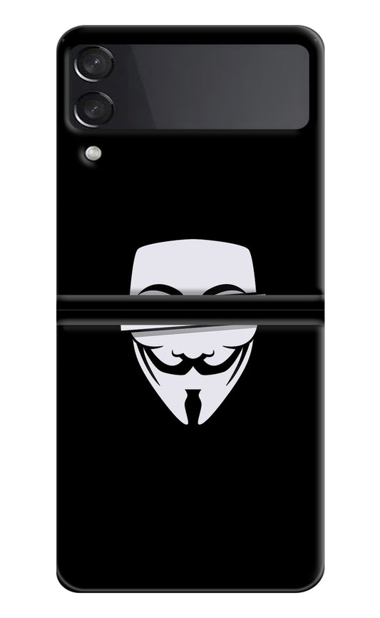 Anonymous Face Samsung Galaxy Z Flip4 Back Cover