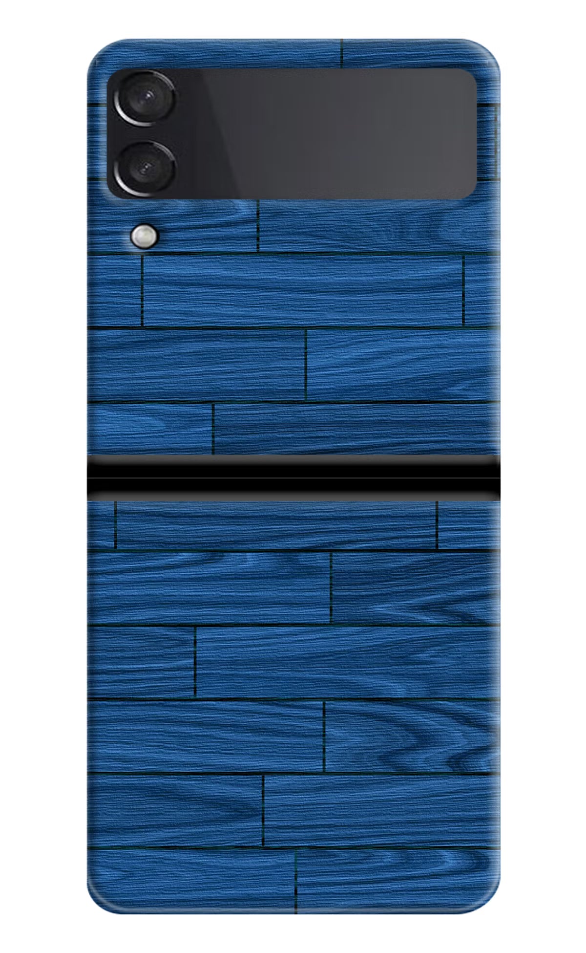Wooden Texture Samsung Galaxy Z Flip4 Hard Case Back Cover by Casekaro