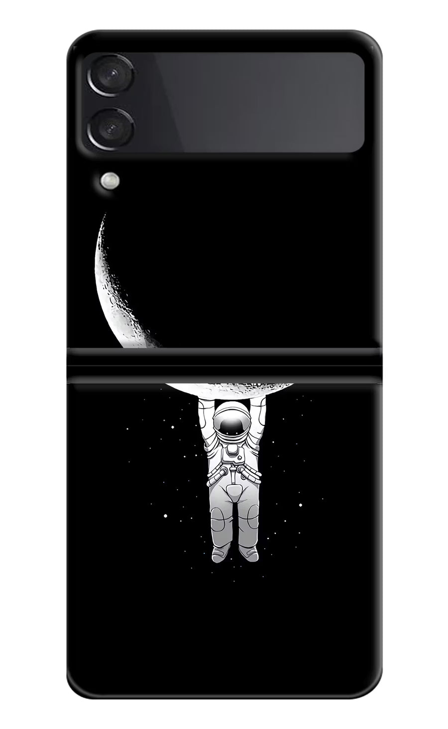 Moon Space Samsung Galaxy Z Flip4 Back Cover, Hard case