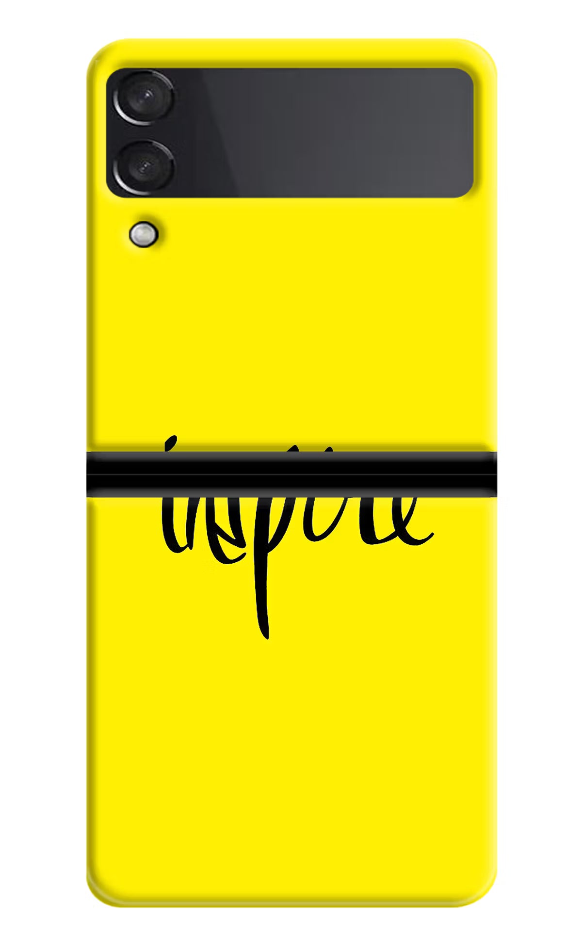 Inspire Samsung Galaxy Z Flip4 Hard Case Back Cover by Casekaro