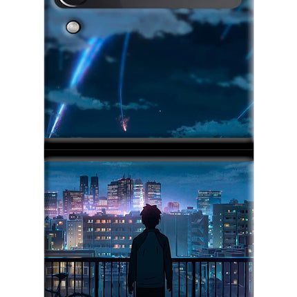 Anime Samsung Galaxy Z Flip4 Hard Case Back Cover by Casekaro