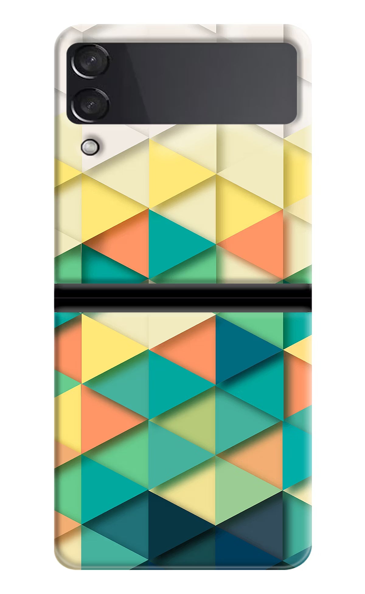 Abstract Samsung Galaxy Z Flip4 Hard Case Back Cover by Casekaro