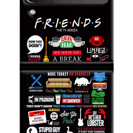 FRIENDS Samsung Galaxy Z Flip4 Hard Case Back Cover by Casekaro