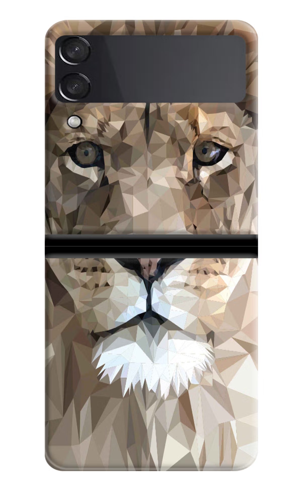 Lion Art Samsung Galaxy Z Flip4 Hard Case Back Cover by Casekaro